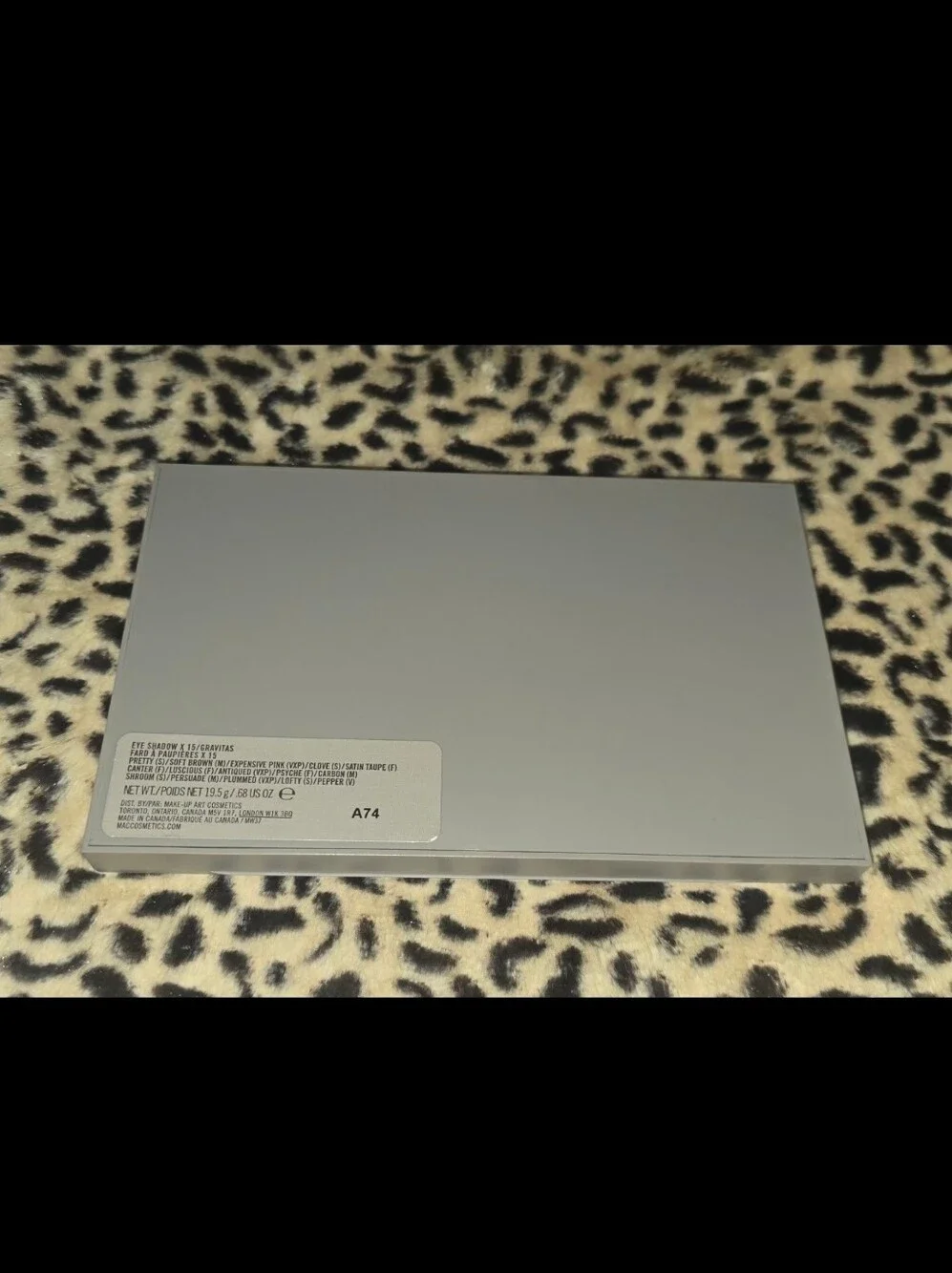 MAC Brooke Shields eye shadow X 15 Gravitas palette (Limited Edition)